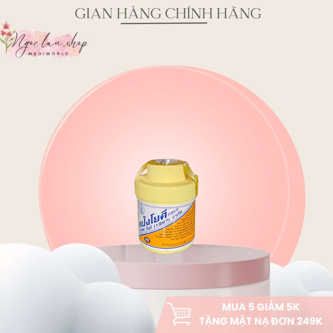 Phấn rôm khử mùi hôi chân Yoki Thái Lan 35g