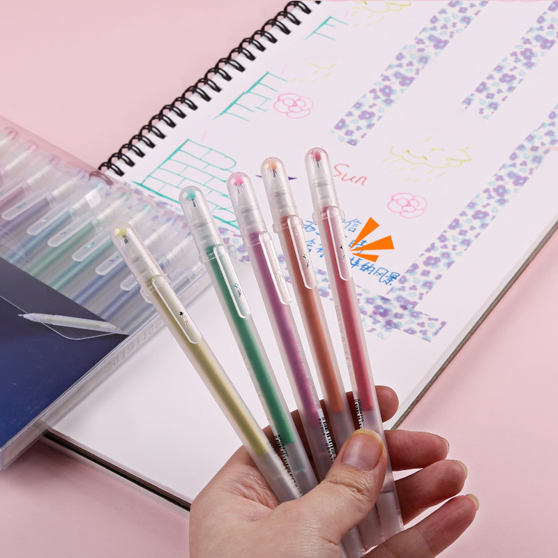 %E3%80%90The%20Quiet%20Page%E3%80%91Japan%20Sakura%20Gel%20Pen%20Set%20Gelly%20Roll%20Basis/bright/highlight/souffle/glaze/%20Stationary%20Drawing%20Pens%20Gel%20Ink%20Glitter%20Pen%20Decoration%20-%20Image%208