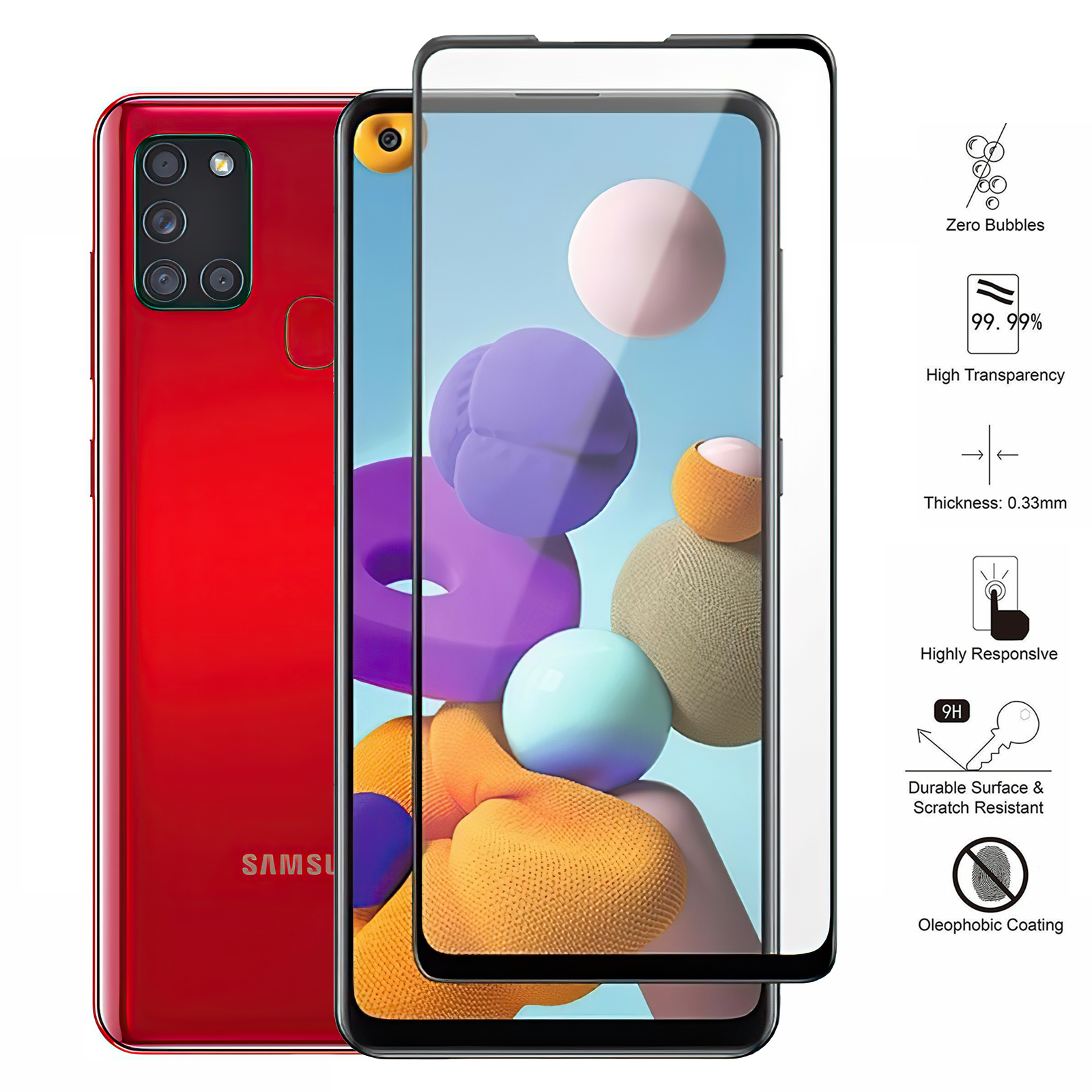 Kính cường lực Samsung A21s