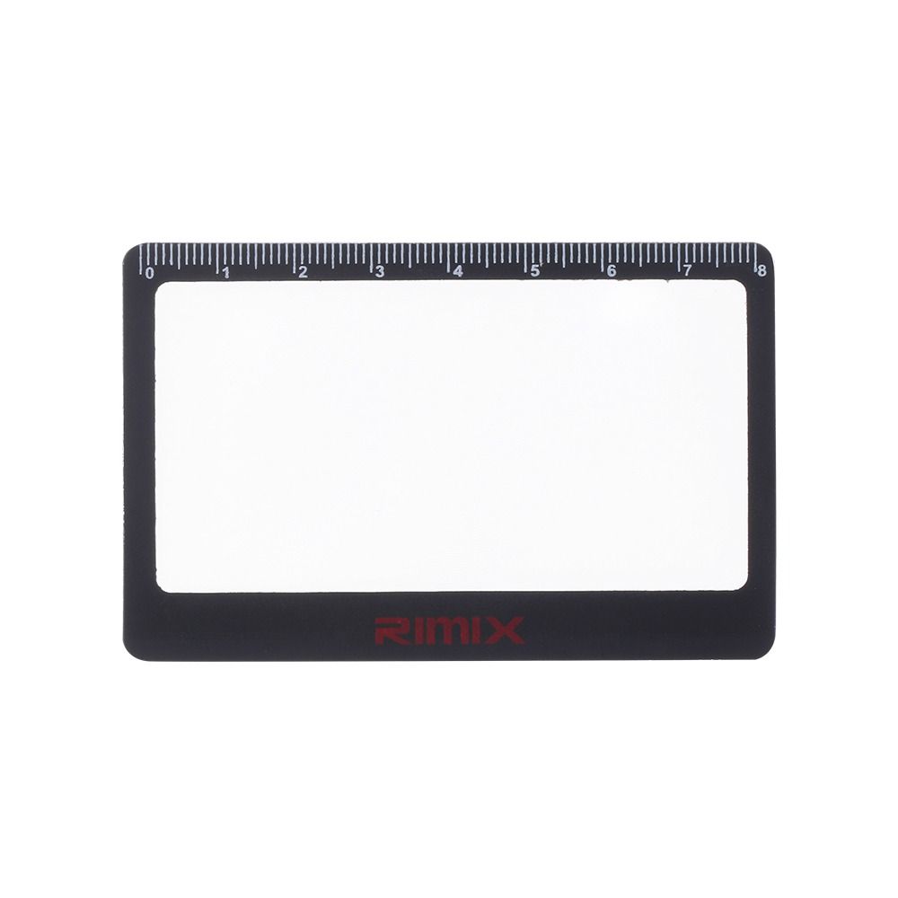 SRRR245 Siêu mỏng Kính lúp thẻ tín dụng Có cân Ống kính mắt kính quang học Ống kính Fresnel 3X Gương đọc sách HD Kính lúp thẻ Kính lúp lửa ngoài trời