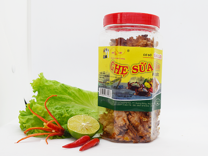 Ghẹ Sữa Sấy -Hũ 200g-PALfood