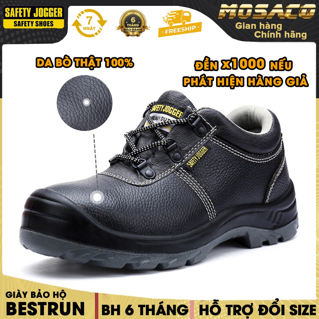 [Genuine commitment] labor protection shoes jogger bestrun S3 real cowhide anti-studs, slide, water resistant standard S3. Labor protection shoes men for work, factory, form sports-mosaco