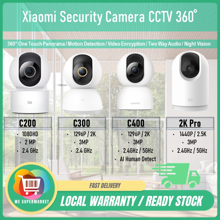 Xiaomi Smart Home Security Camera Wifi Camera C200 C300 C400