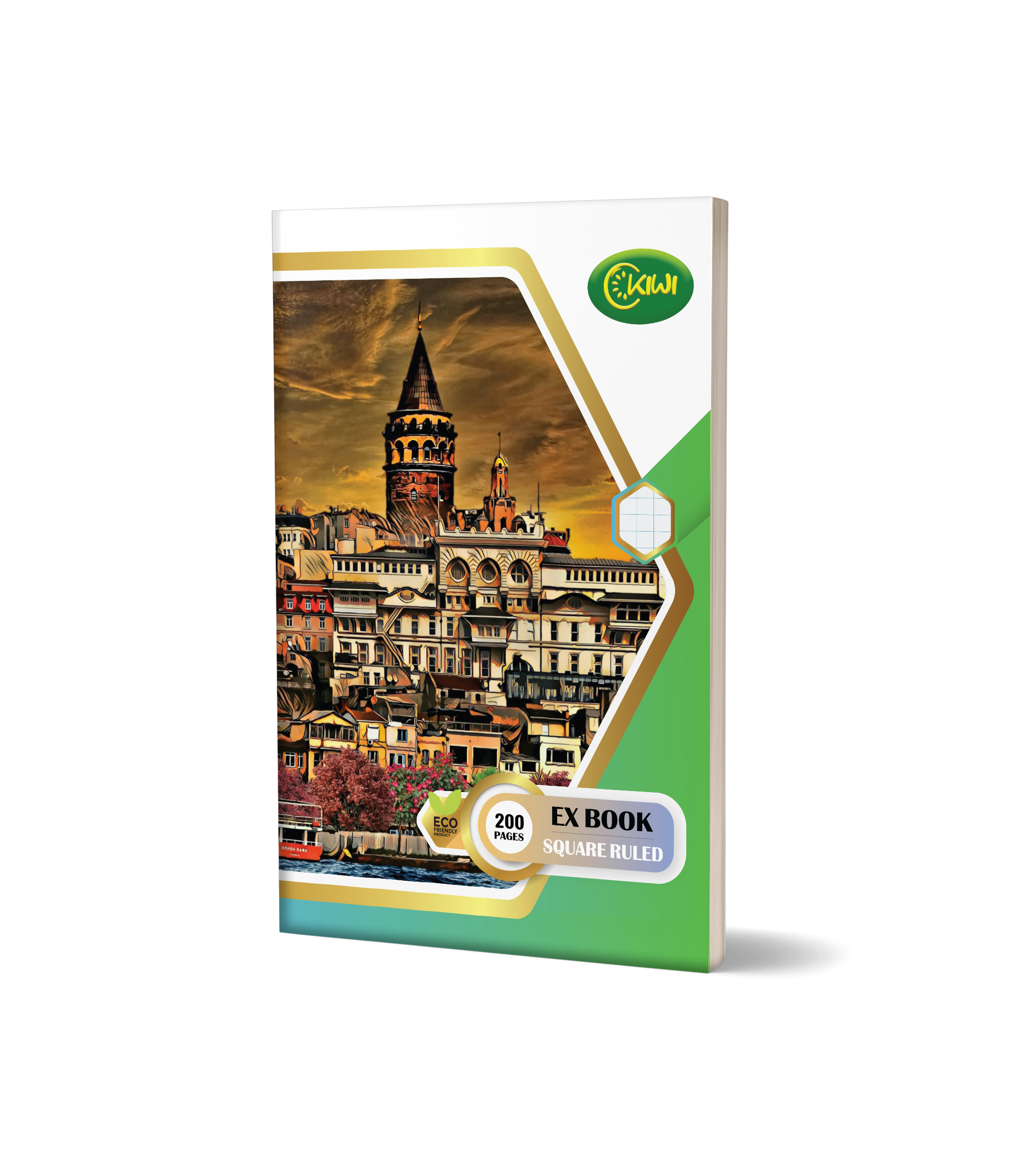 KIWI Exercise Book 200 Pages # Square Ruled 8 Book Pack | Daraz.lk