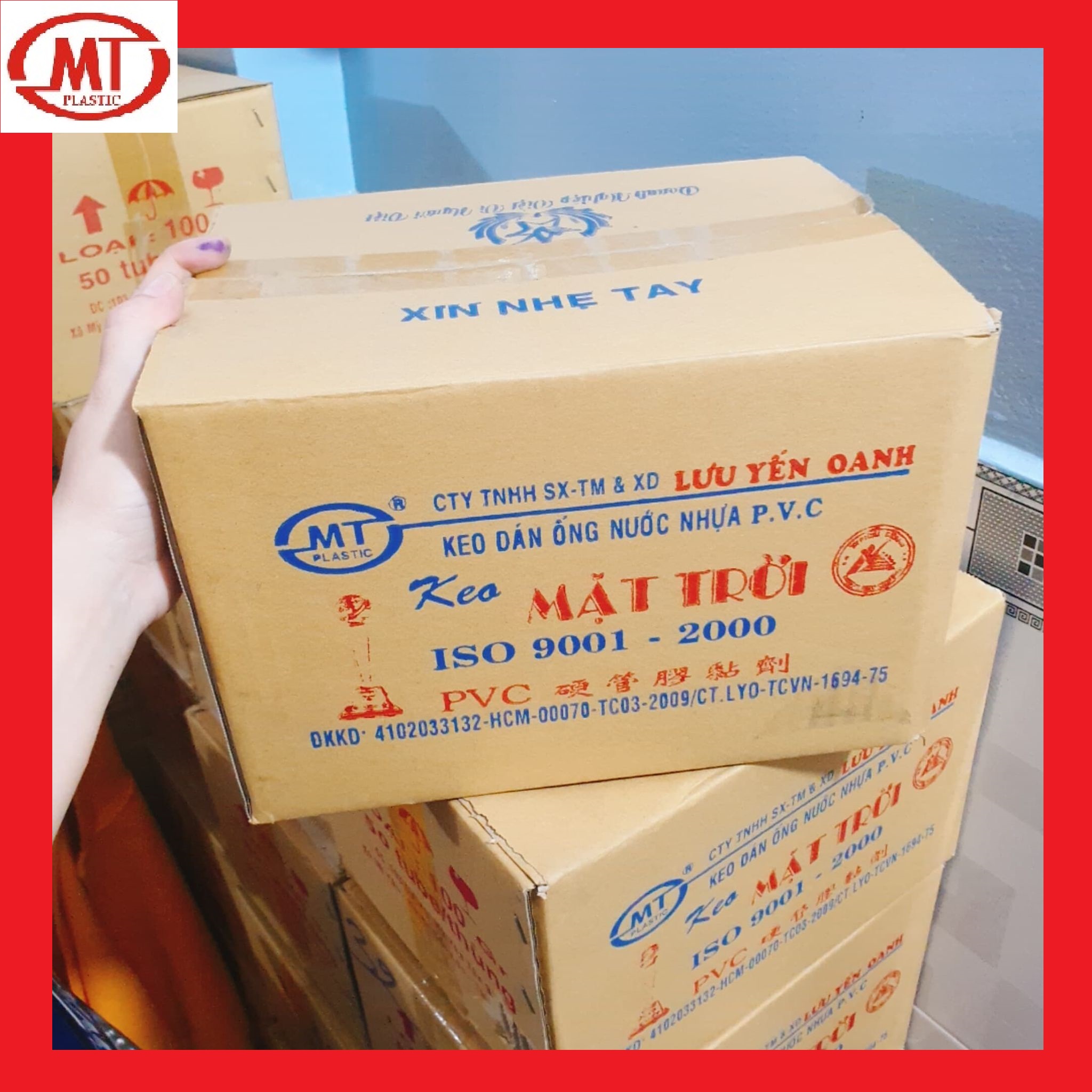 KEO DÁN ỐNG NƯỚC 100G/TUÝP HIỆU MẶT TRỜI