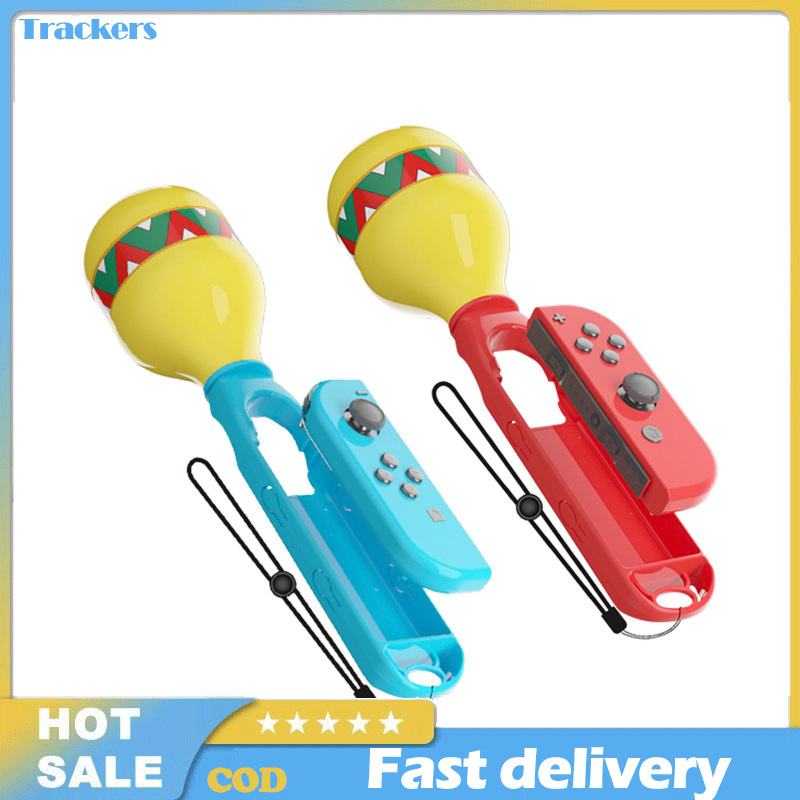 2pcs Game Sand Hammer Hand Grip Compatible For Switch Left Right Small Handle Controller Grips With Wrist Strap【Returnable within 15 days】