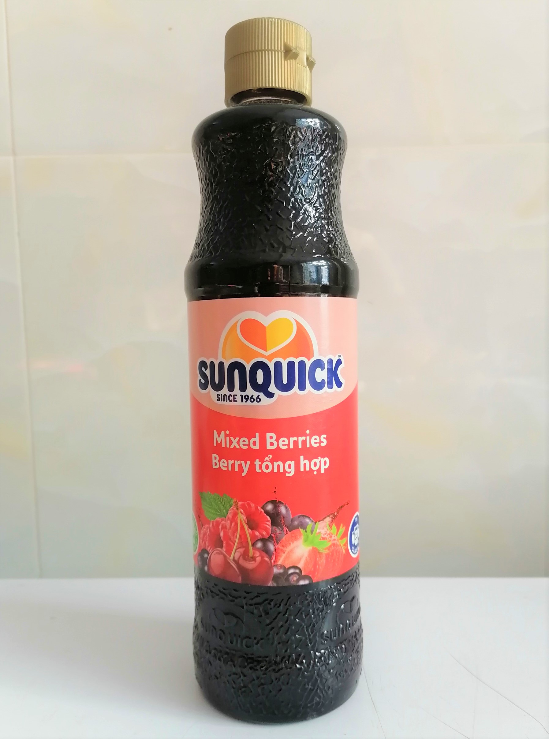 [Chai 700ml – MIXED BERRIES] NƯỚC ÉP TRÁI CÂY CÔ ĐẶC [Malaysia] SUNQUICK Fruity and Refreshing (halal)