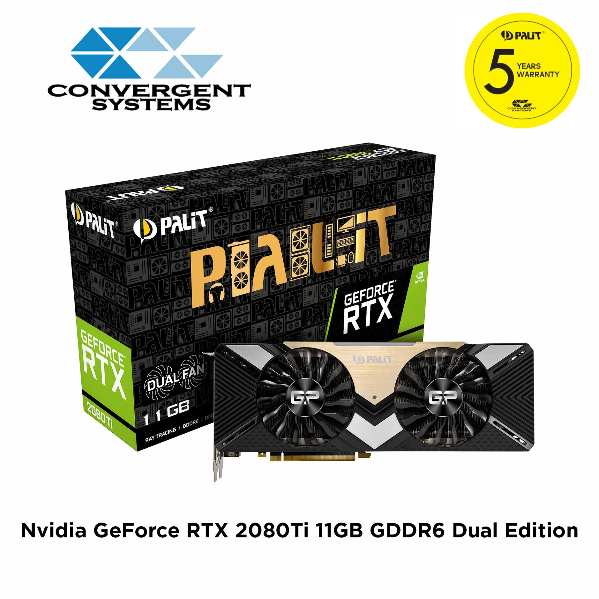 Palit GeForce RTX 2080 Ti Dual Edition 11GB GDDR6 PCI-E Graphics Card |  Lazada Singapore