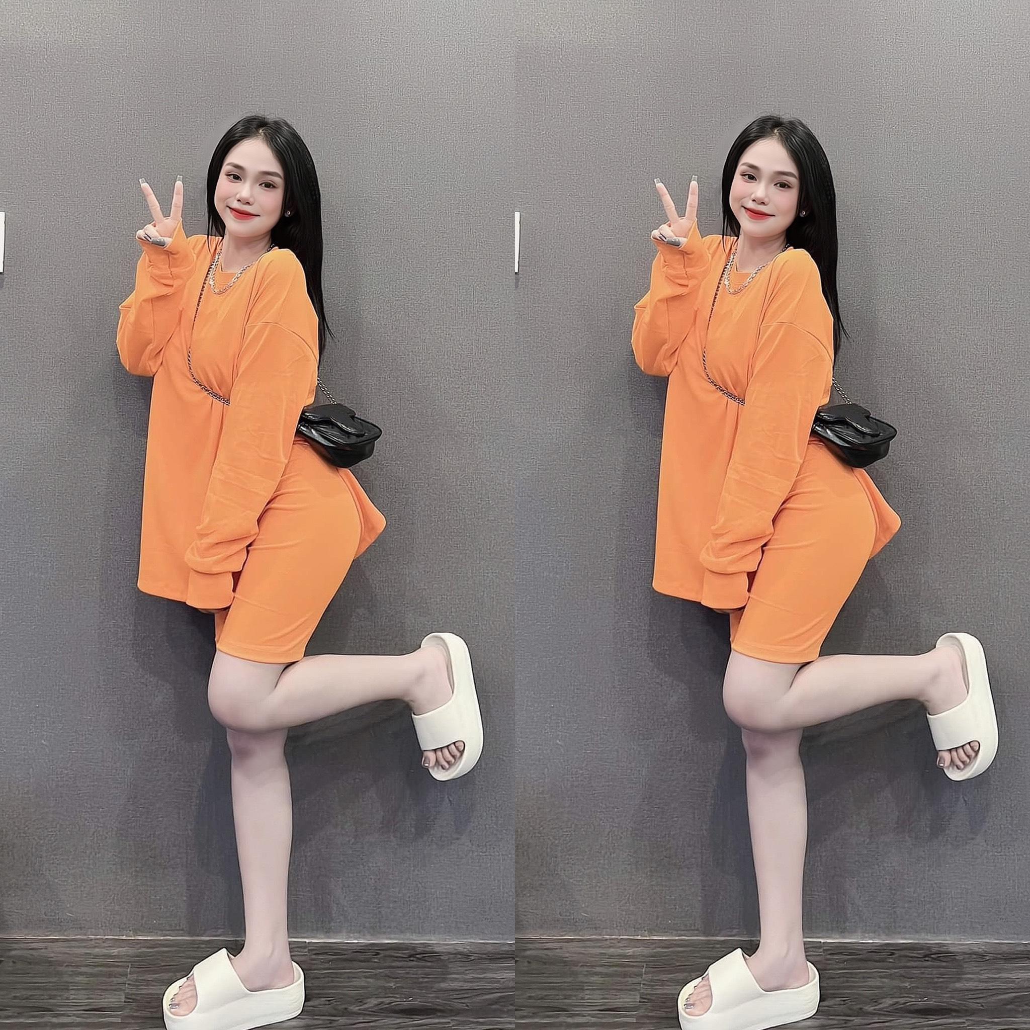 Set Bộ Nữ Thun Cotton TiCi Quần Lửng Áo Tay Dài