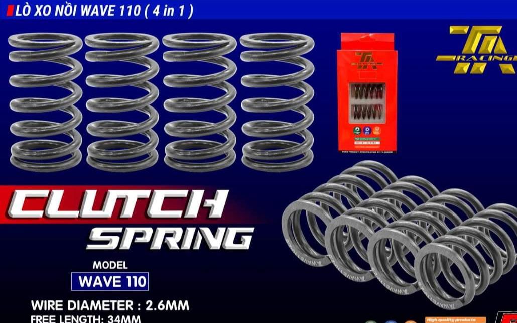 bộ 4 Lò xo nòi TA racing 2.6mm wave-dream