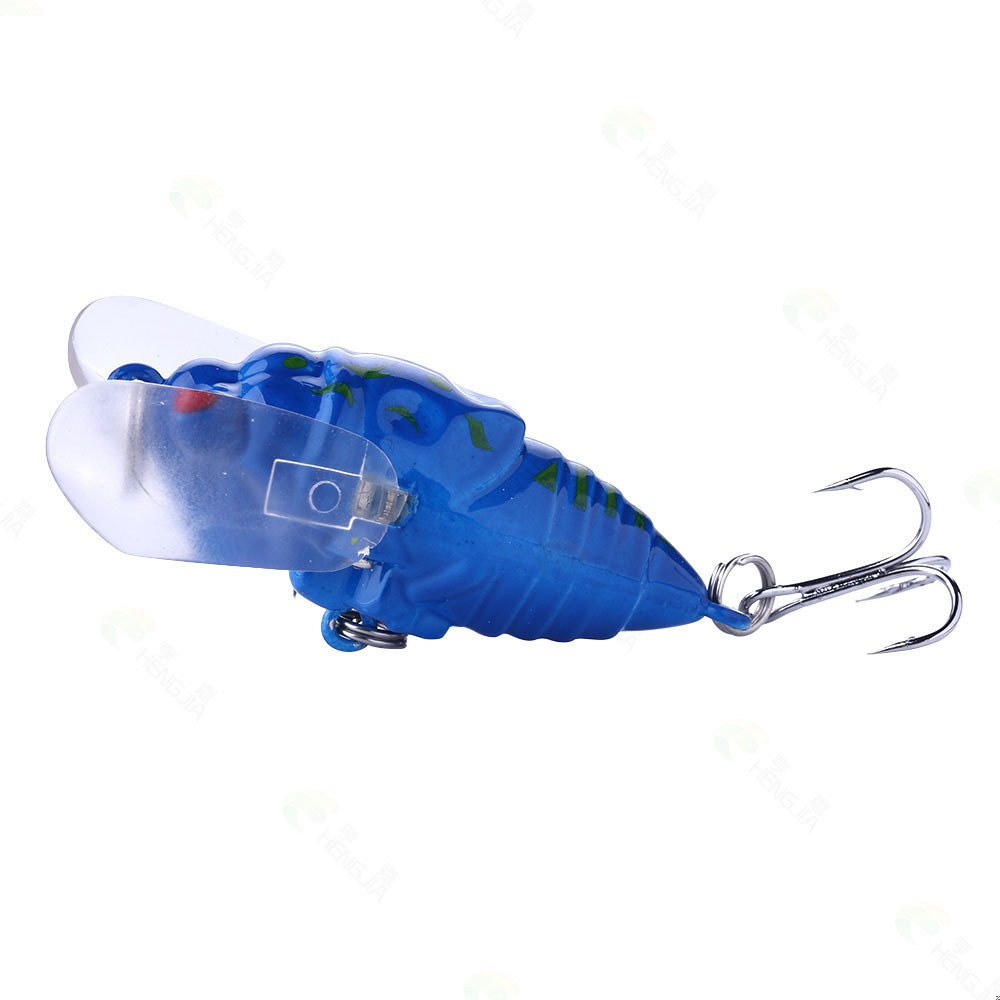 Abor Sports 【Limited Discount】Floating Water Insect 4CM-6G Luya Bait  Freshwater Cicadas Bionic Fake Bait Fishing Gear Bait