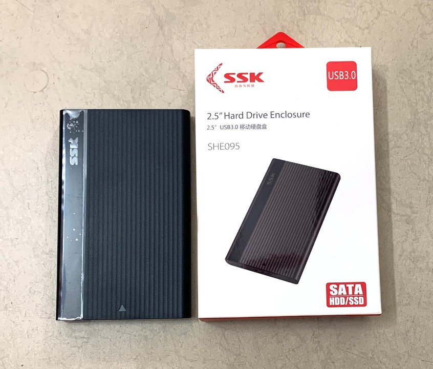 [HCM]HỘP ĐỰNG Ổ CỨNG 2.5 SSK SHE-095 USB 3.0