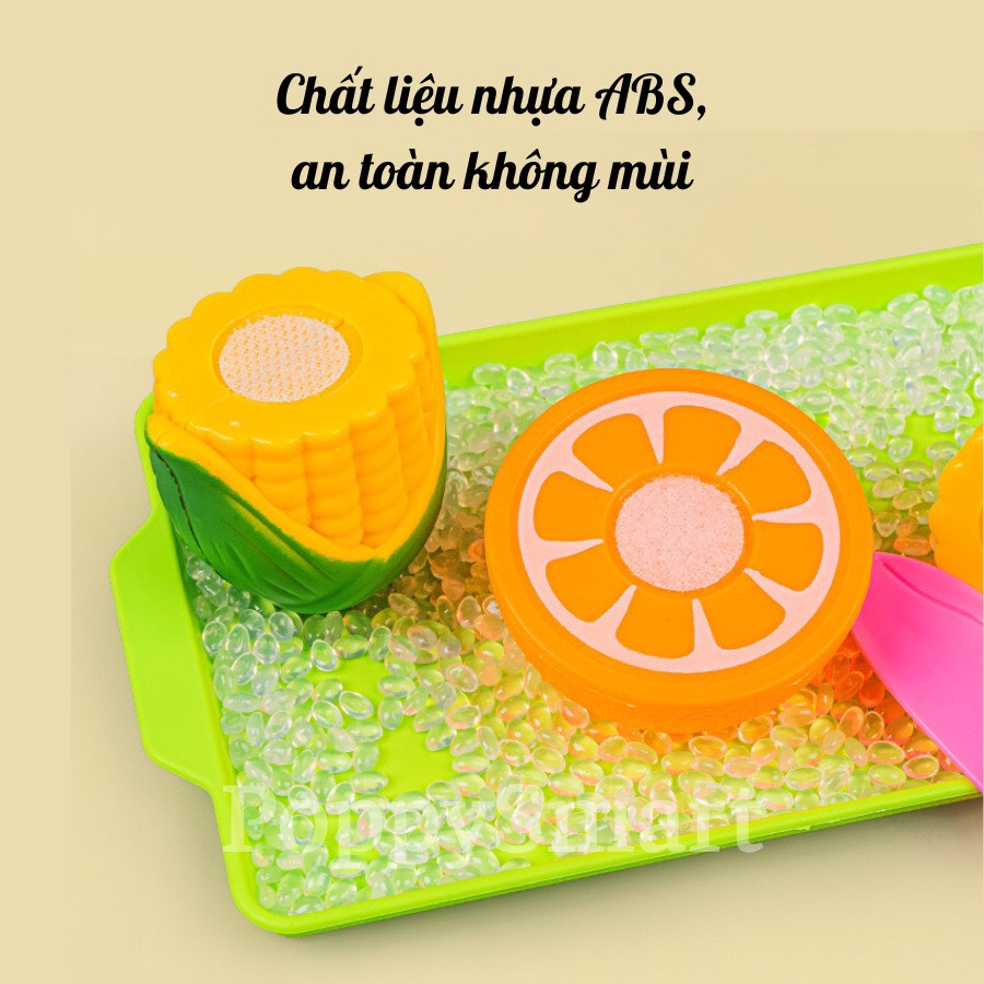 ĐỒ CHƠI CẮT HOA QUẢ, GIỎ CẮT HOA QUẢ 30 CHI TIẾT