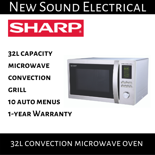 Sharp R92A0(ST)V Microwave oven with Grill and Convection (32L) 1