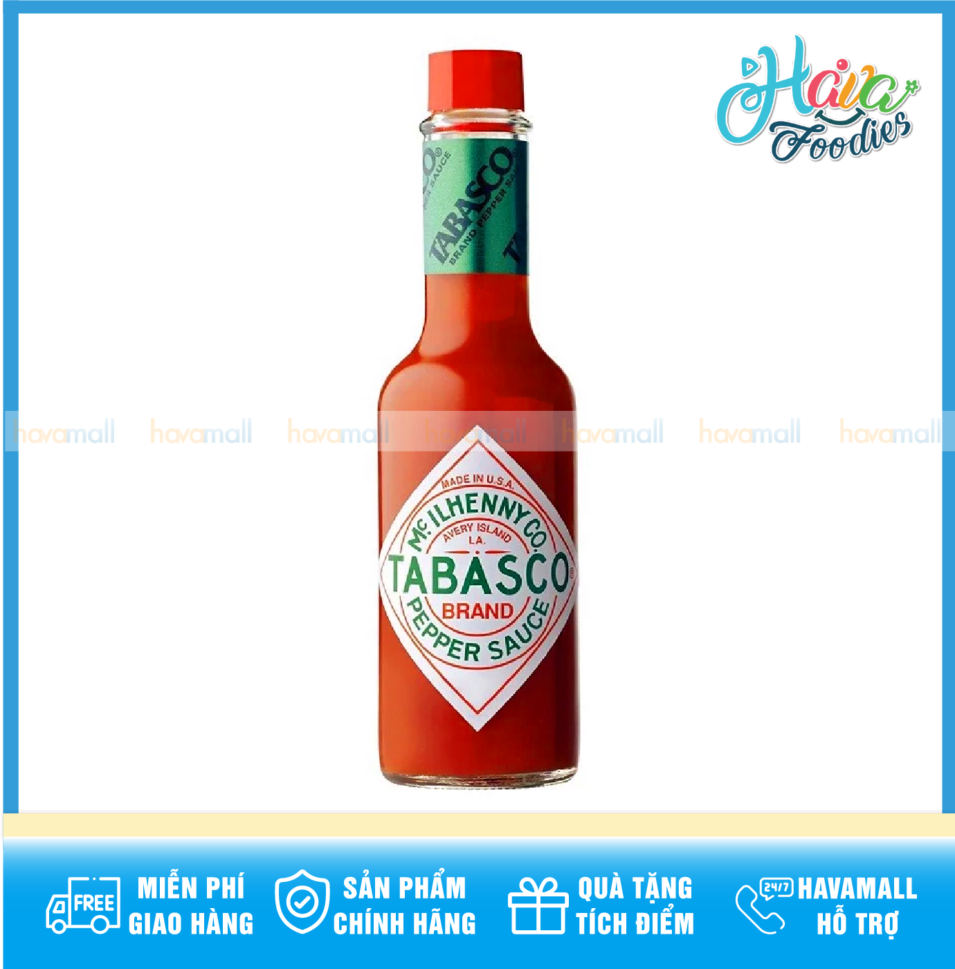 [DATE MỚI NHẤT] Sốt Ớt Tabasco Chai Thủy Tinh 60ml Tabasco Pepper Sauce thumbnail