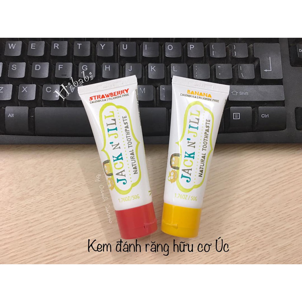 Kem đánh răng hữu cơ 100% Jack N' Jill Úc