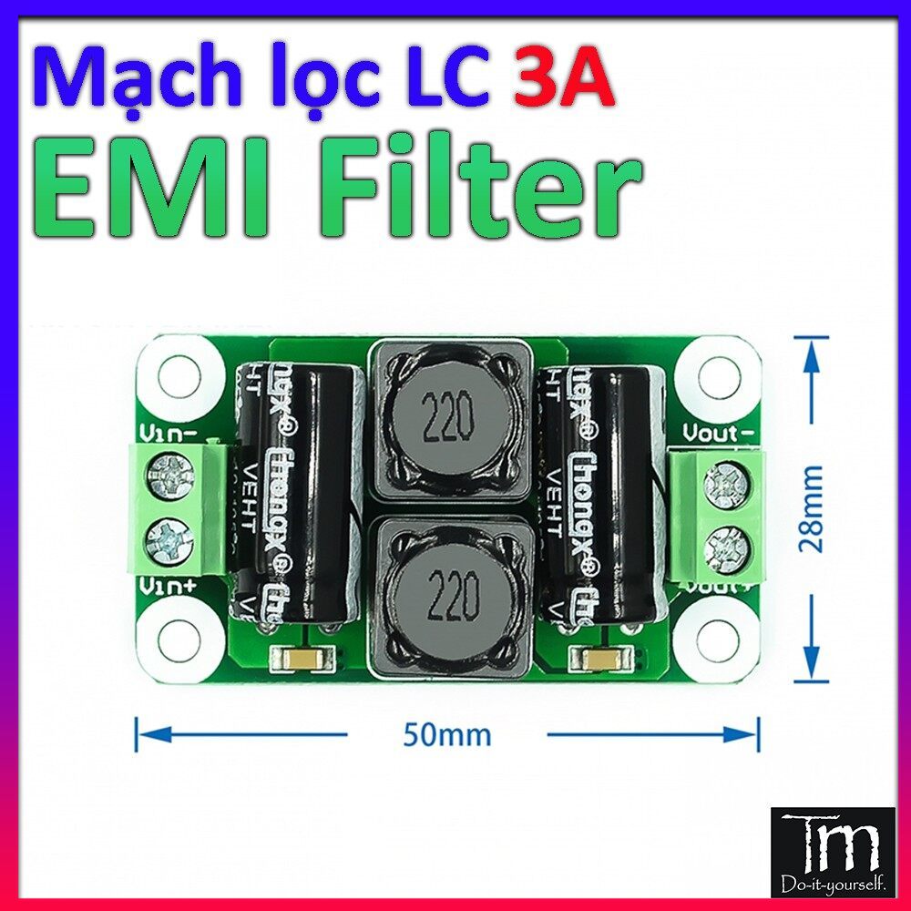 Mạch Lọc Nhiễu LC EMI Cho Mạch Khuếch Đại Class D