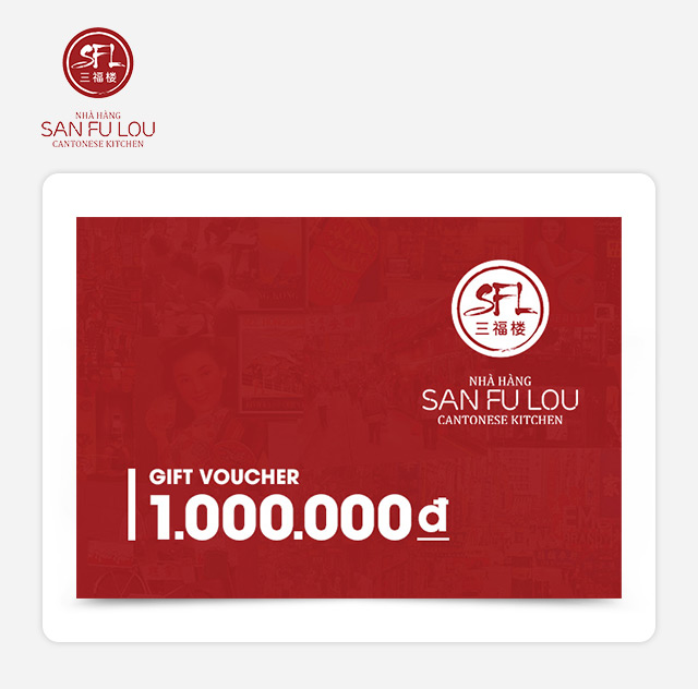 Phiếu quà tặng San Fu Lou 1000k