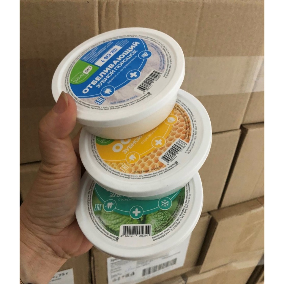 Bột làm trắng răng artcolor Nga – Hộp 75g