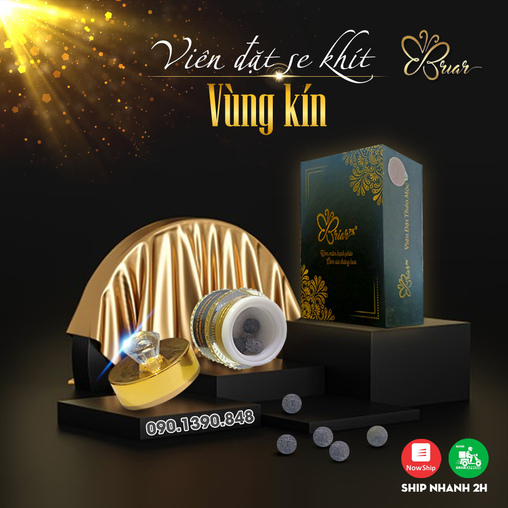 [Khít Sau 2 Giờ] Viên Đặt Se Khít Vùng Kín, Viên Đặt Thảo Mộc Briar, Giúp Trẻ Hóa Cô Bé, Làm Sạch & Ngăn Ngừa Tình Trạng Viêm Nhiễm, Cho Cuộc Yêu Viên Mãn (Hũ 10v) Hàng Chính Hãng | Kho Hàng Trợ Giá