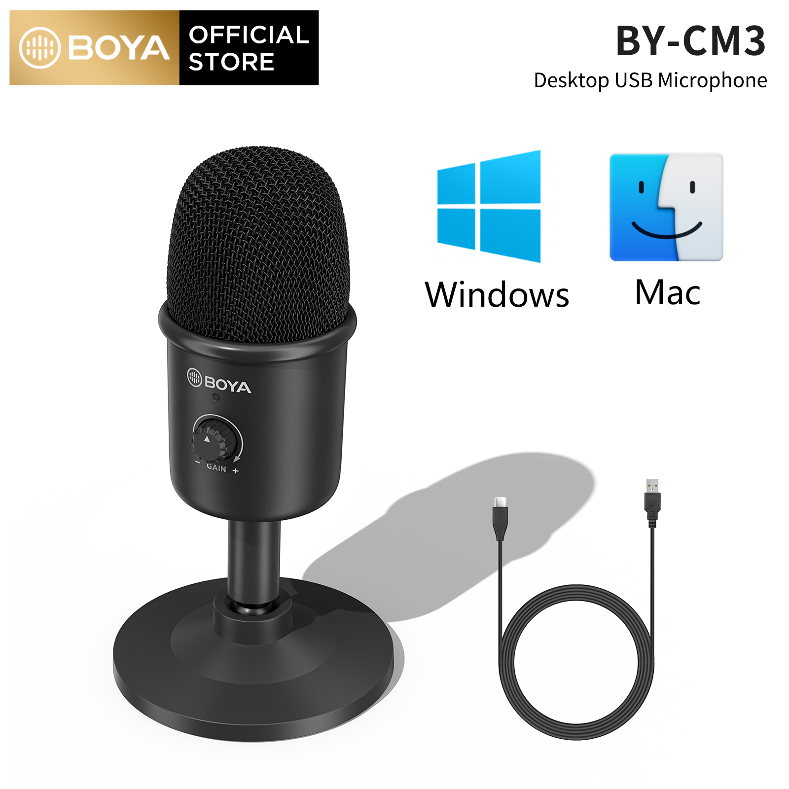 boya-by-cm3-cardioid-usb-microphone-15-degree-adjustable-stand-plug-and