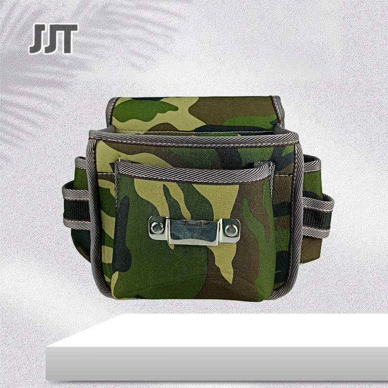 Multi-functional tool kit small portable small waist bag durable canvas hard-wearing carpenter, electrician nail pocket for men, for construction purposes