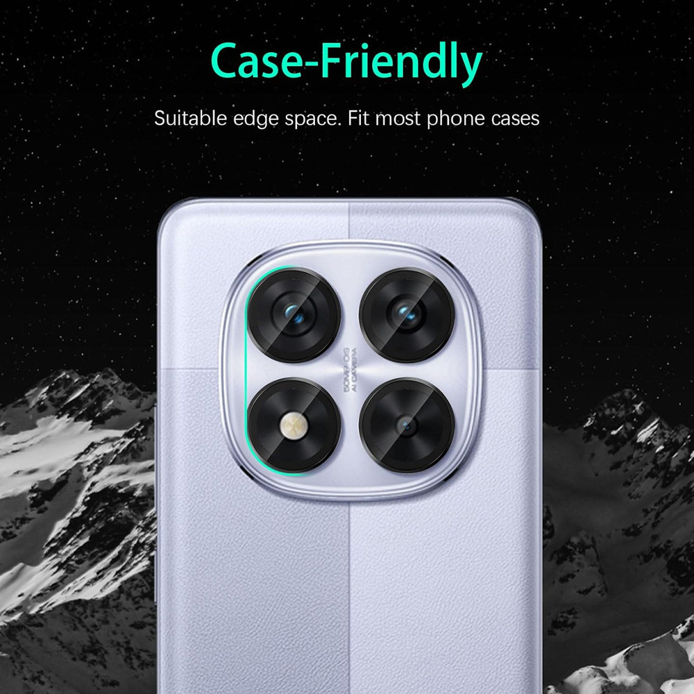For Xiaomi Redmi Note 14 4G Anti-Drop Aluminum Alloy Eagle Eye Camera Ring for 6.67 inches xiaomi redmi note 14 MI NOTE 14 Metal Tempered Glass Camera Protector. 