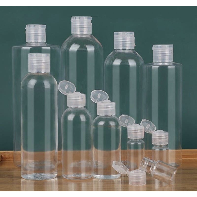 Chai nhựa chiết mỹ phẩm nắp bật (10ml/20ml/30ml/50ml/100ml/500ml)