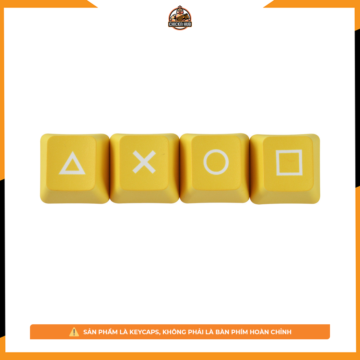 Bộ keycaps 4 phím mô phỏng máy chơi game PS | Keycaps OEM PBT cho bàn phím cơ