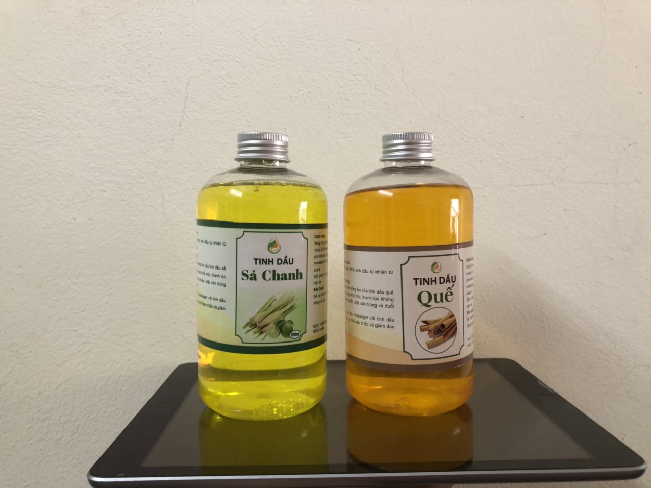 Tinh dầu xông mũi, họng hương quế sả chanh 500ml