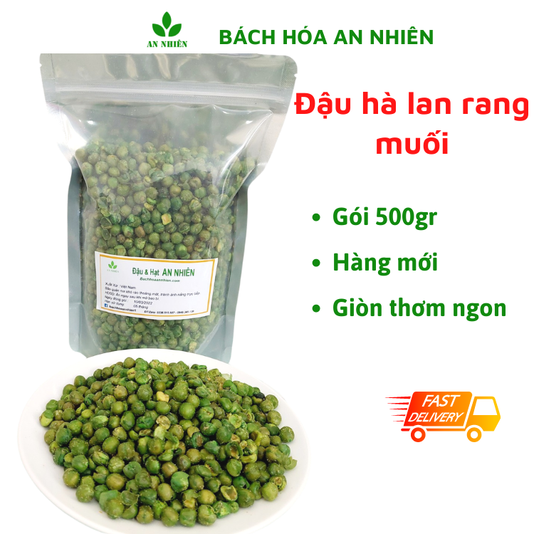 Đậu hà lan rang muối 500gr An Nhiên