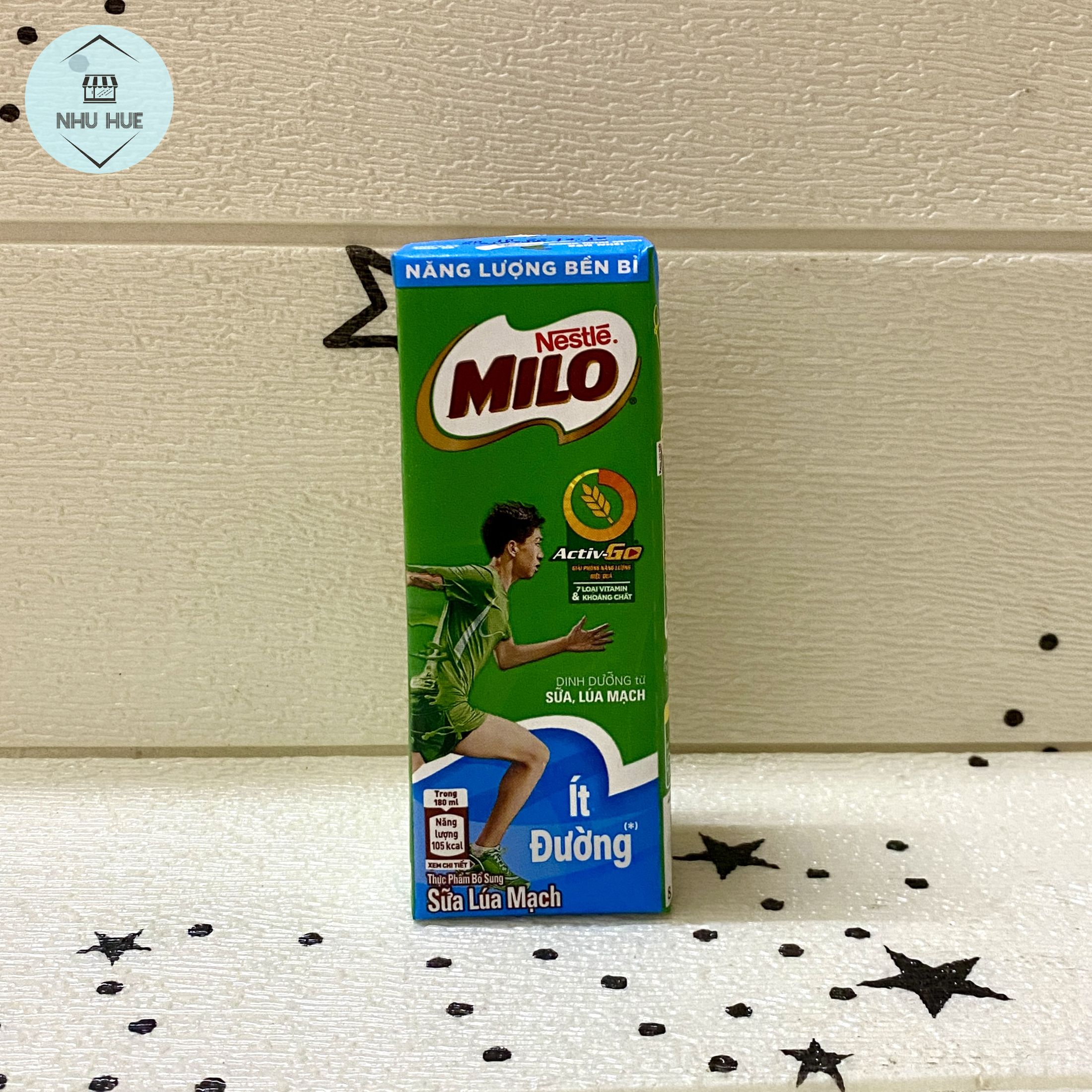 Sữa Milo ít đường (hộp 180ml)