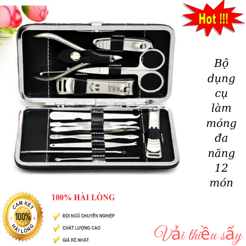 Bộ dụng cụ làm móng đa năng 12 món