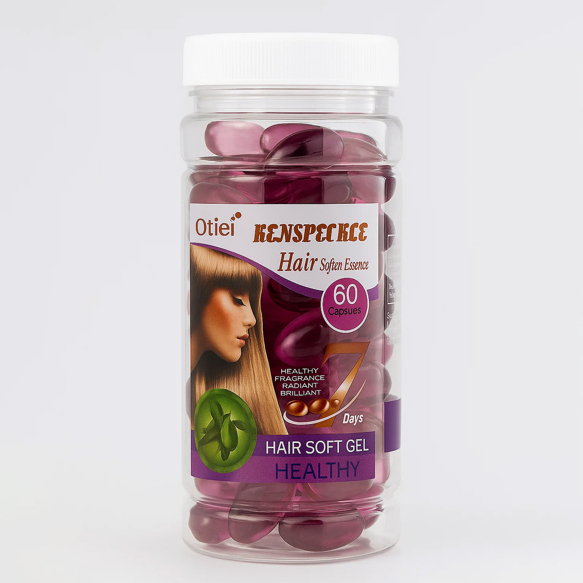 Vitamin E Capsule for Hair 60 Pieces in 1 Container