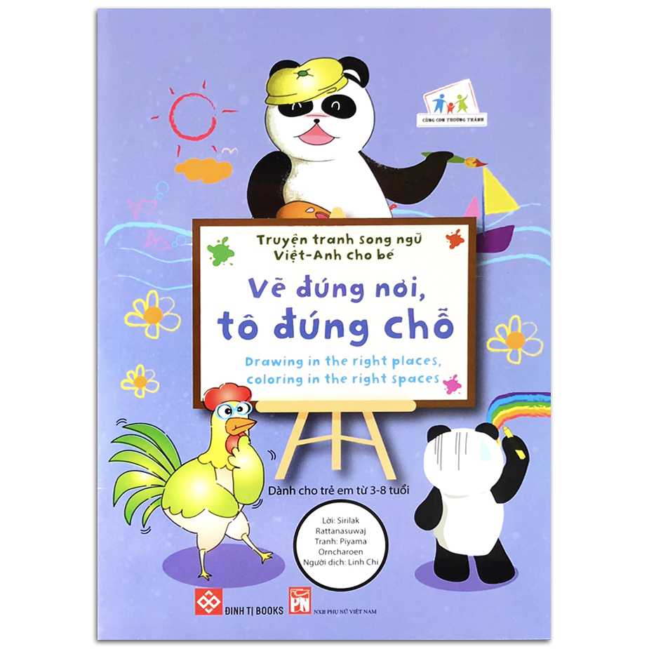 Sách Truyện Tranh Song Ngữ Việt-Anh Cho Bé - Lẻ tùy chọn, bộ 12q
