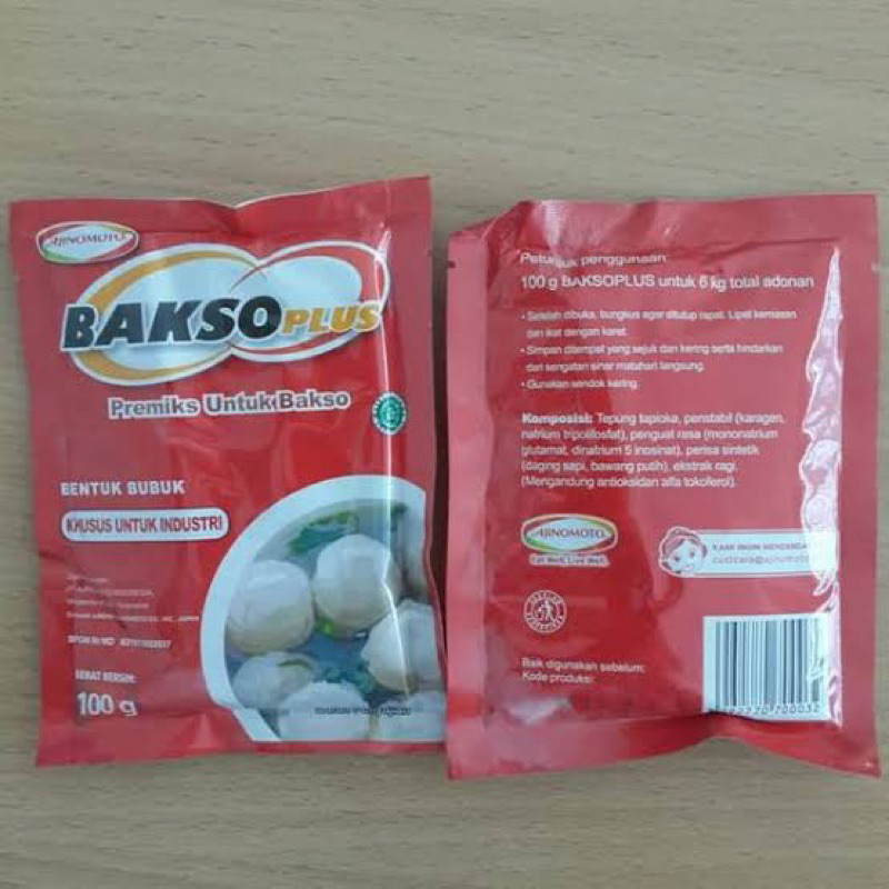 Baksoplus Ajinomoto 100gr Tepung Premiks Bakso Lazada Indonesia