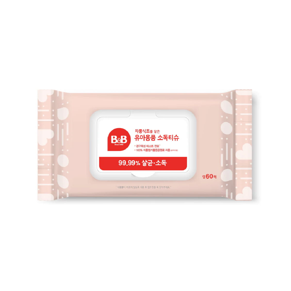 B&B Surface Wipes For Baby Product (Cap) 60P (Refreshed)