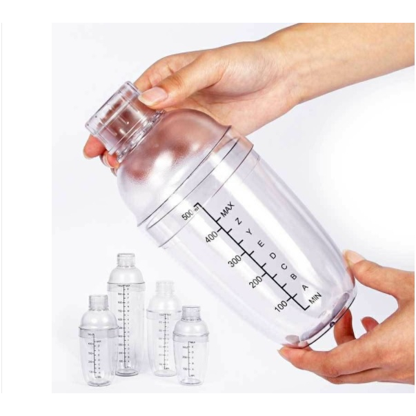 Bình lắc Cocktail Shaker 350ml ,530ml, 700ml, 1000ml