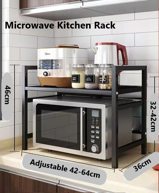 microwave oven rack kitchen shelf organizer