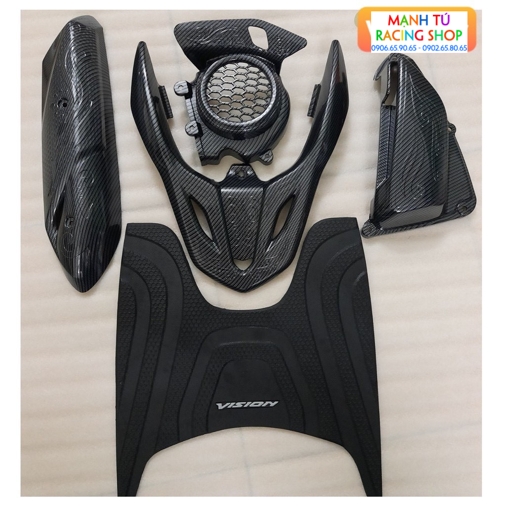 Ốp Carbon Xe Vision 2021 - 2023 Cực Đẹp < Lẻ từng món>