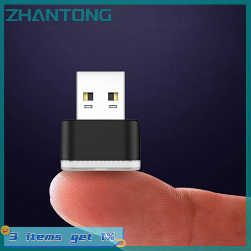 ZHANTONG 1PC USB LED Car Light Auto Interior Atmosphere Light Decorative Lamp