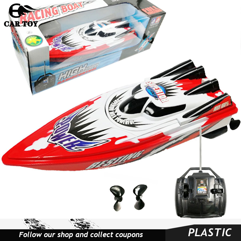Car Toys 1pcs Rc Boat Kids Toy Super Mini Speed Remote Control Ship 2 Colors 20m High Performance Electric Boats Toys For Children Barco Gift