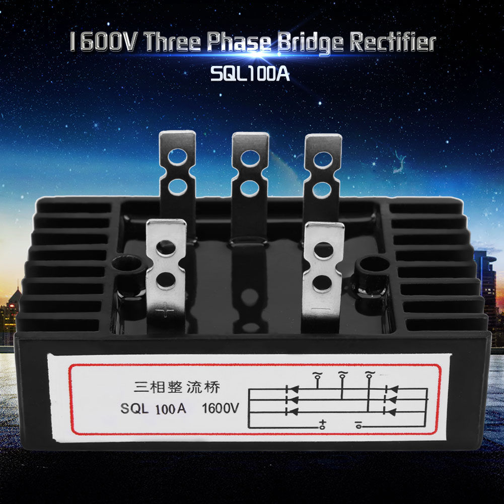 Rectifier Three Phase Rectifier Diode Good Heat Dissipation for Relay Microcontroller Transistor Electric Motor
