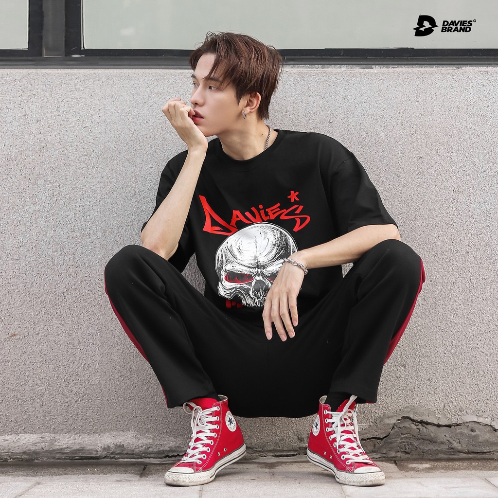 Áo thun Davies nam nữ DSW Tee Old Skull