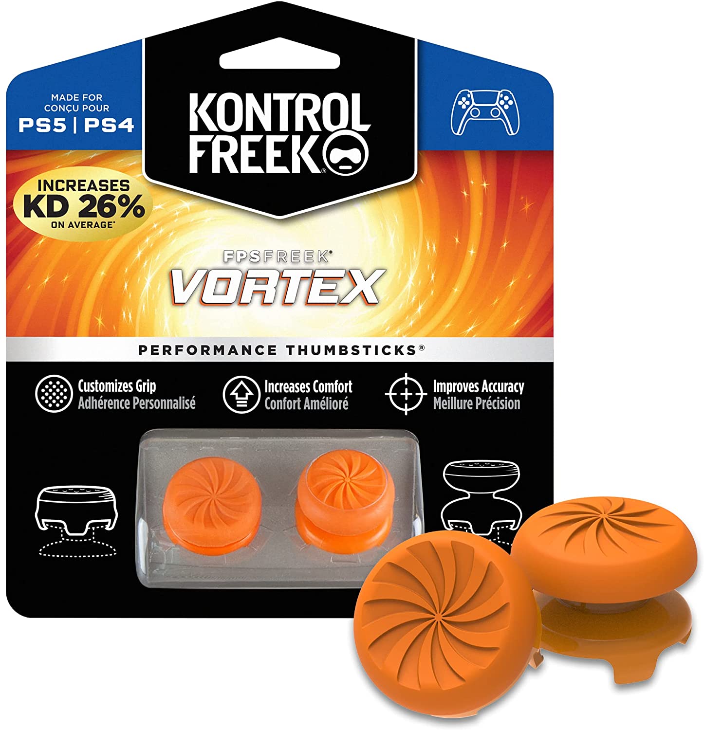 【Best-Selling】 KontrolFreek FPS Freek Galaxy for PS4 High-Rise Analog PS5 Joystick Controller Performance Command X-.