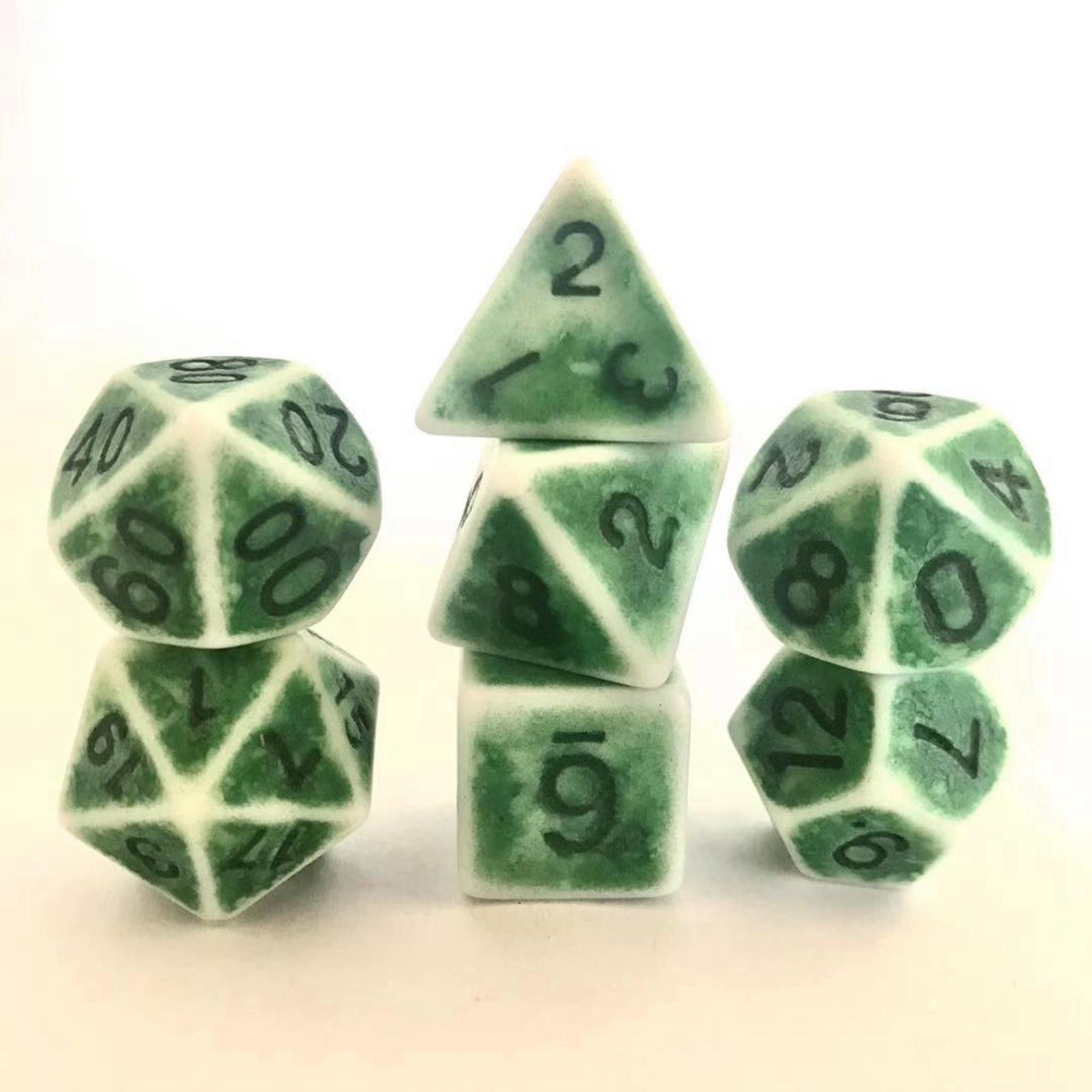 Baoblaze Polyhedral Acrylic D8 D10 D10 D12 D20 Multi-sided & RPG MTG Role Play