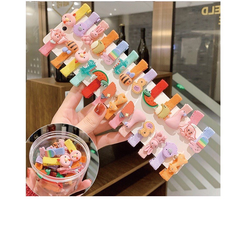 SET 2 KẸP ICON DỄ THƯƠNG - KẸP MỎ VỊT CUTE MIKA MIKA