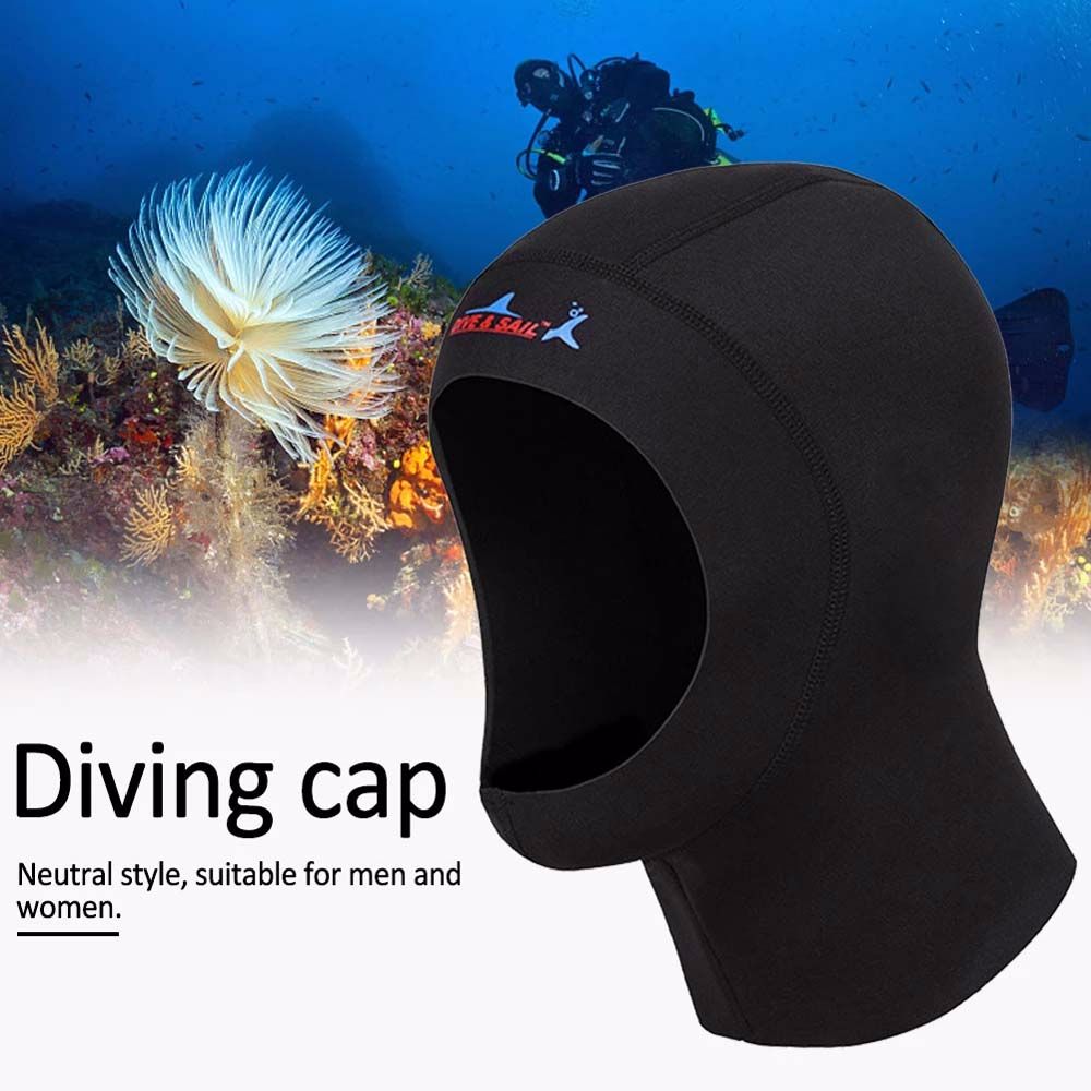 KEQI 1mm Winter Neck Cover Shoulder Protect Hair Ear Diving Cap Diving s