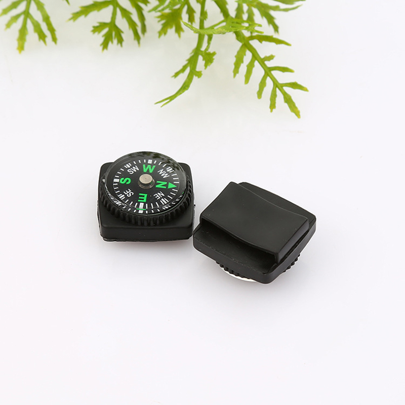 Mini Wristband Compass Portable Detachable Compass Outdoor Camping Hiking Travel Emergency Survival Navigation Tool. 