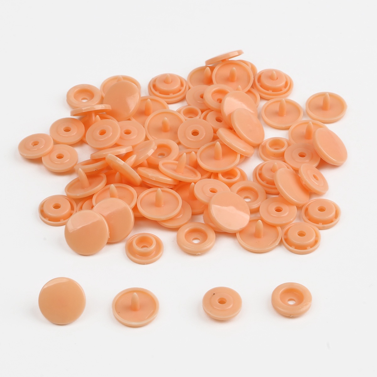20Sets Round Plastic Snaps Button Fasteners KAM T5 12mm Garment